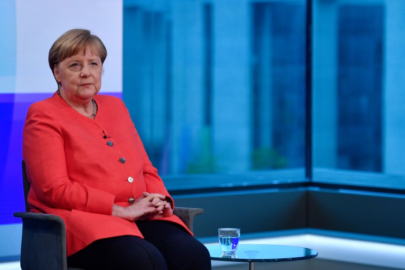 Germany’s Merkel speaks about stimulus package