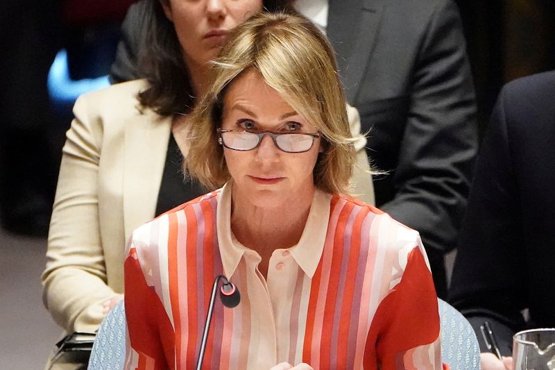 FILE PHOTO: U.S. Ambassador to UN Craft attends Security Council