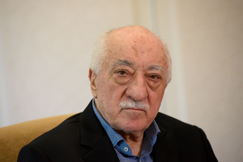 FILE PHOTO: U.S.-based Turkish cleric Fethullah Gulen at his home