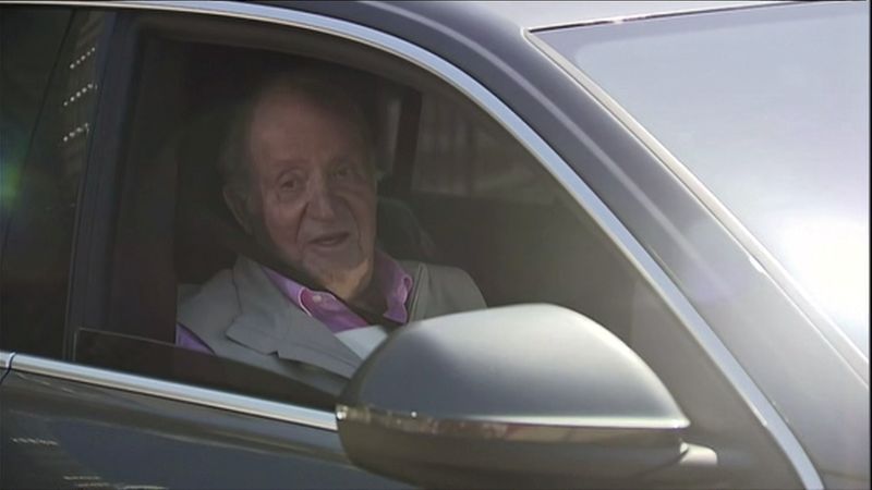 Former Spain’s King Juan Carlos leaves Quiron Hospital one week