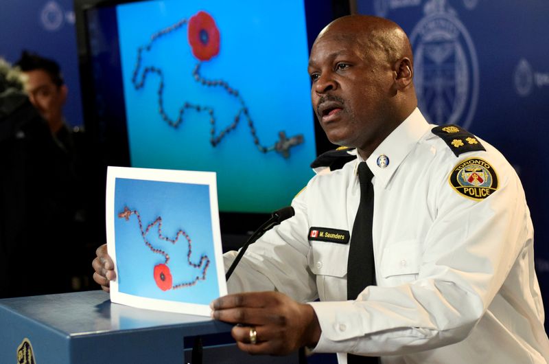 FILE PHOTO: Deputy Chief Police Mark Saunders speaks at a