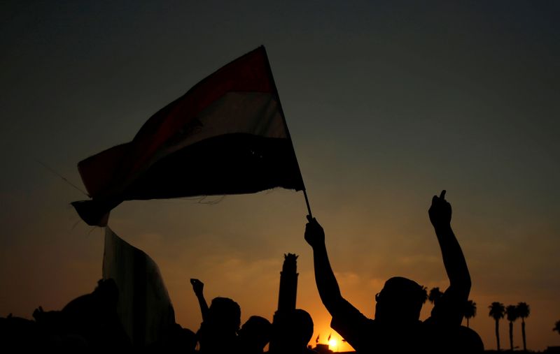 FILE PHOTO: Supporters of deposed Egyptian President Mohamed Mursi shout