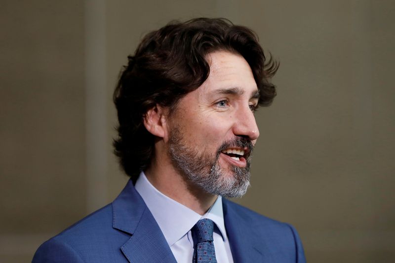 FILE PHOTO: Canada’s Prime Minister Justin Trudeau delivers a commencement
