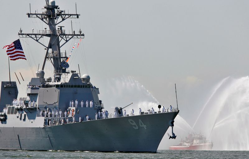 FILE PHOTO: File photo of USS Nitze pictured in New
