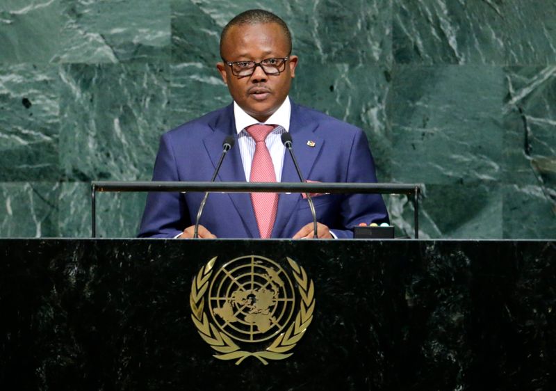 Guinea-Bissau Prime Minister Embalo addresses the 72nd United Nations General