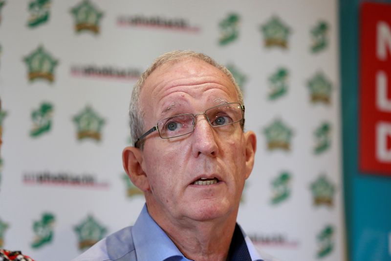 FILE PHOTO: Northern Chairman Bobby Storey attends a press conference