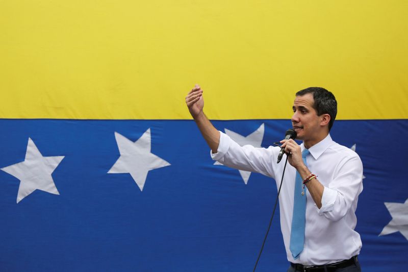 Venezuela’s National Assembly President and opposition leader Juan Guaido, who