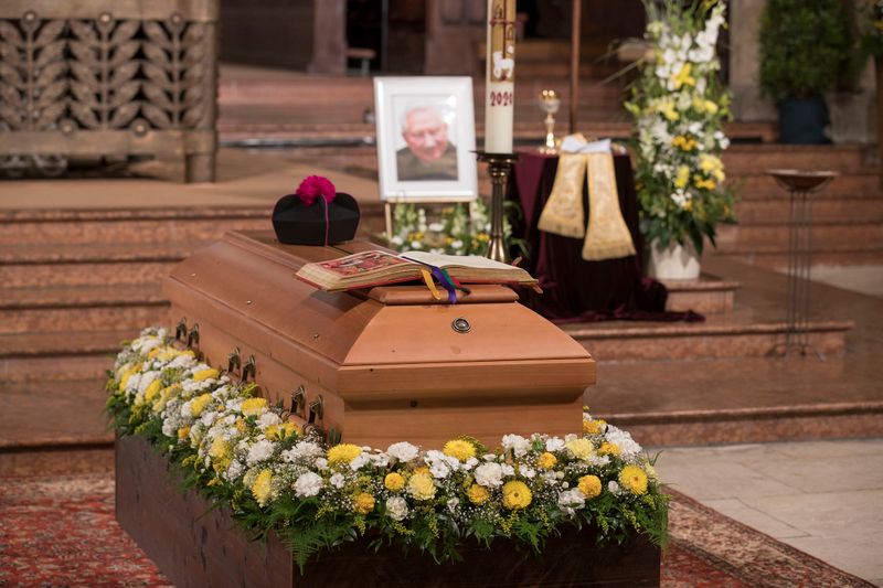 Funeral of Georg Ratzinger, brother of Pope Emeritus Benedict XVI,