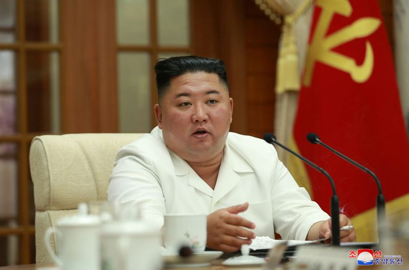 North Korean leader Kim Jong Un attends enlarged meeting of