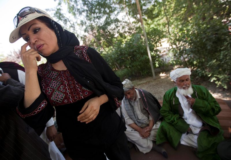 FILE PHOTO: Afghanistan policewoman turned filmmaker hurt in attack