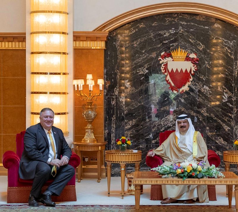US Secretary of State, Mike Pompeo meets with Bahrain King
