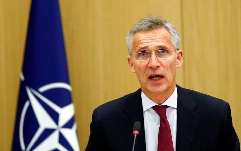 NATO defence ministers meeting via teleconference in Brussels