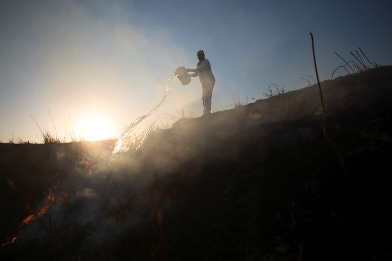 Dousing the flames: Israel battles Gaza fire balloons blazes
