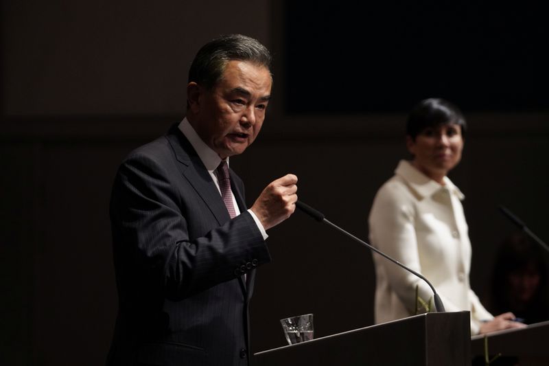 Chinese Foreign Minister Wang Yi visits Norway