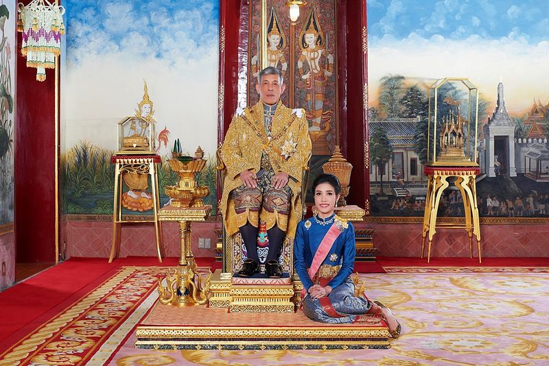 Thailand’s King Maha Vajiralongkorn and General Sineenat Wongvajirapakdi, the royal