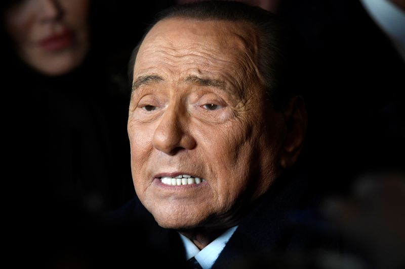 Former Italian Prime Minister and leader of the Forza Italia