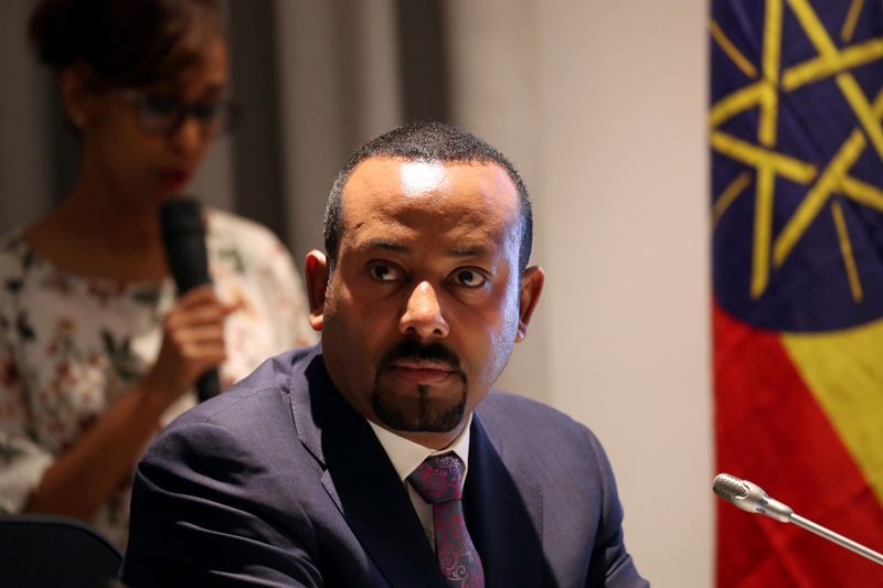 FILE PHOTO: Ethiopia’s Prime Minister Abiy Ahmed attends a signing