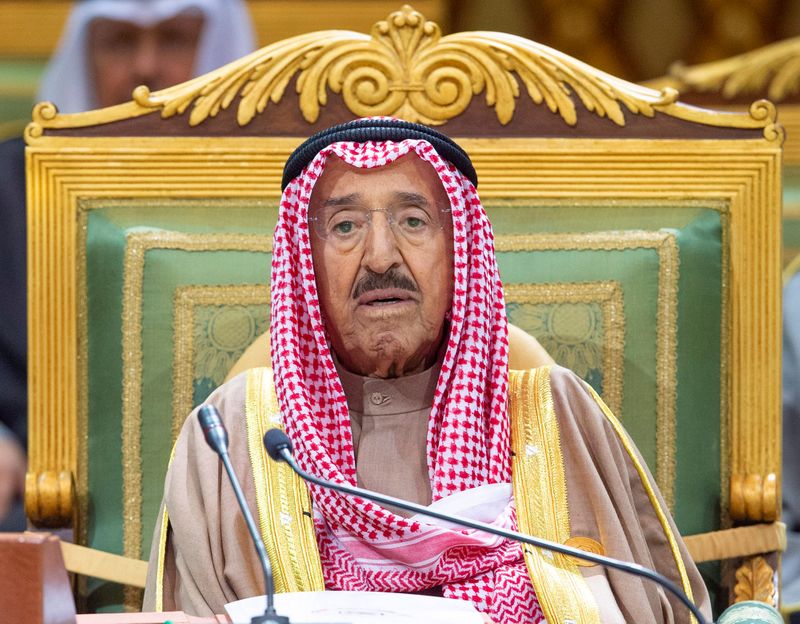 Kuwaiti Emir Sheikh Sabah al-Ahmad al-Jaber al-Sabah attends the Gulf