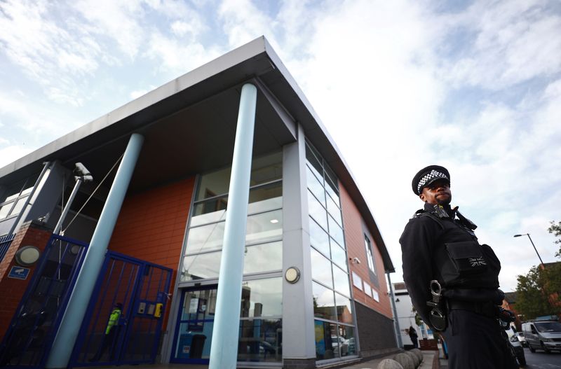 FILE PHOTO: British police officer shot dead at custody centre