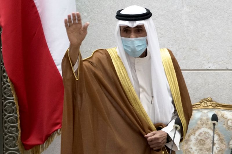 Sheikh Nawaf al Ahmed al Sabah is sworn-in as new