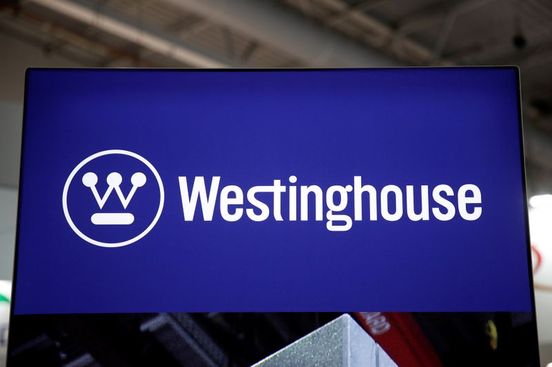 The logo of Westinghouse Electric Corp. is pictured at the