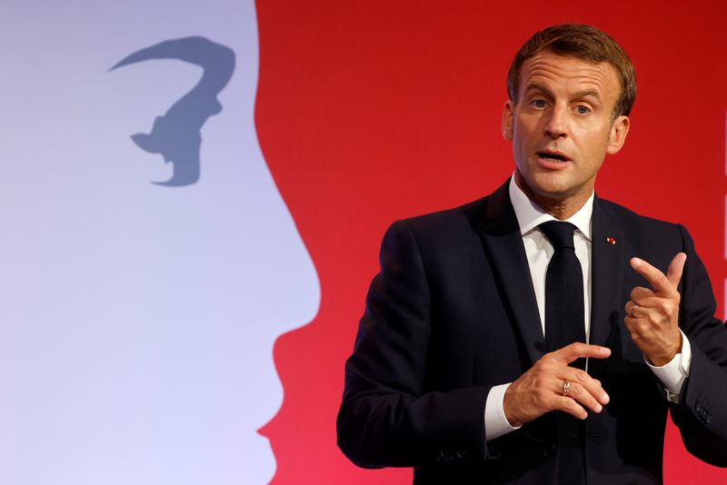 French President Emmanuel Macron’s speech about the strategy to fight