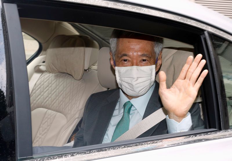 Singapore’s Prime Minister Lee Hsien Loong arrives at the High