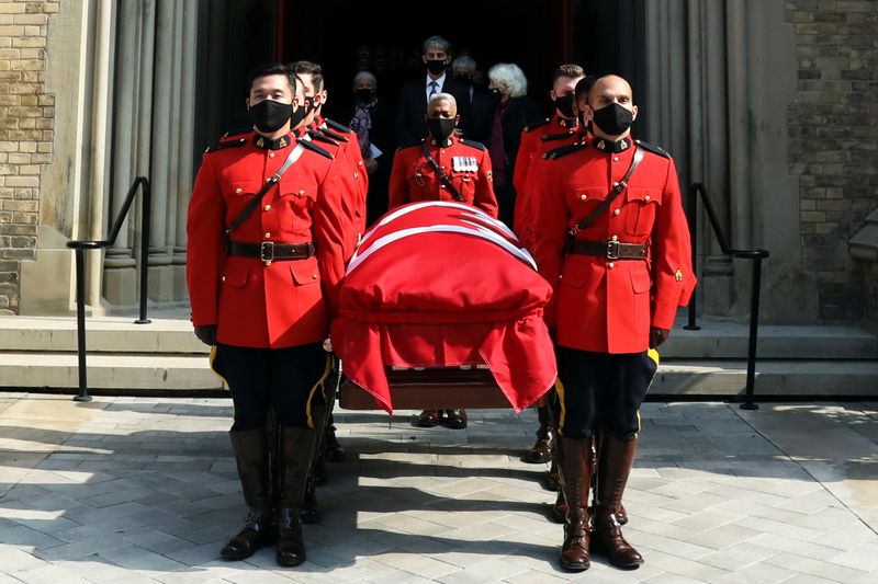 State funeral for former Canadian Prime Minister John Turner in
