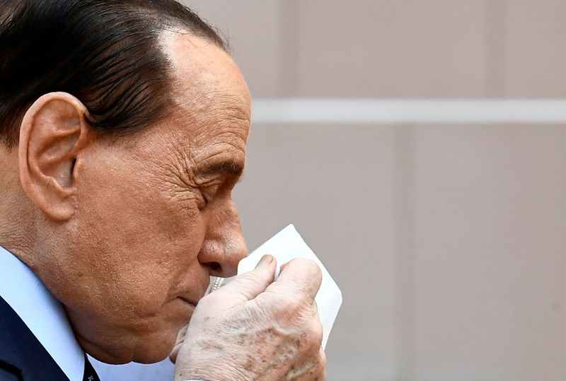 FILE PHOTO: Former Italian Prime Minister Silvio Berlusconi is discharged
