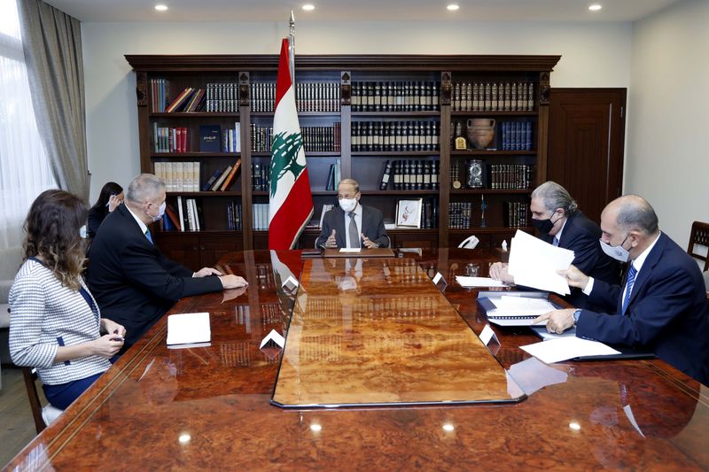 Lebanon’s President Michel Aoun meets with United Nations Special Coordinator