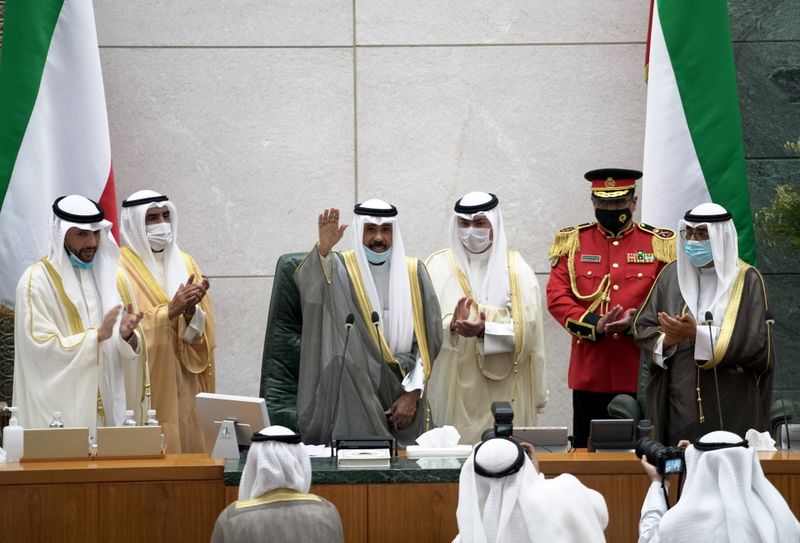 Kuwait’s new emir attends parliament session