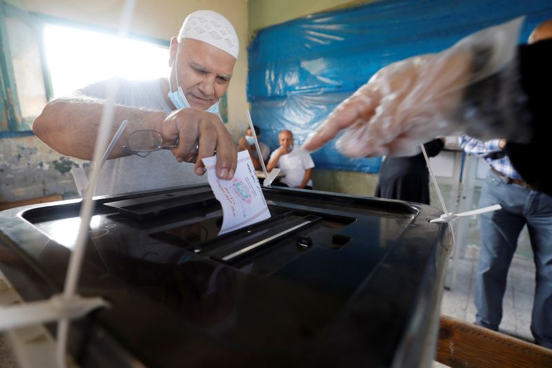 Egypt’s parliamentary elections, in Giza