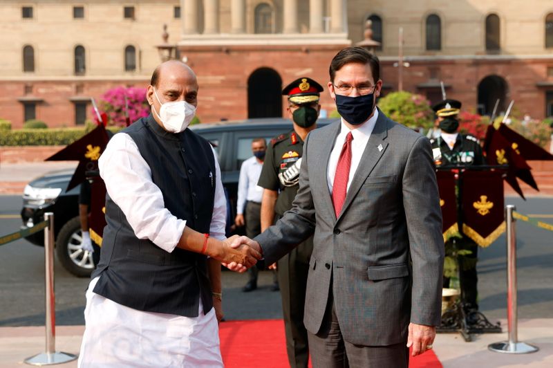 U.S. Secretary of Defense Esper visits India