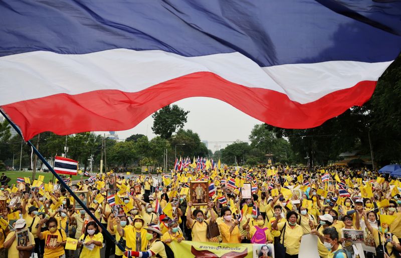 Event to support the monarchy in Bangkok