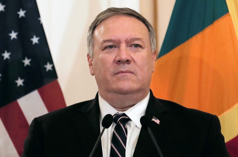 U.S. Secretary of State Mike Pompeo attends a bilateral meeting
