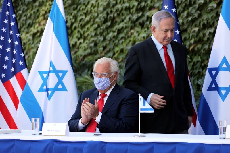 Israeli Prime Minister Netanyahu and U.S. Ambassador to Israel Friedman