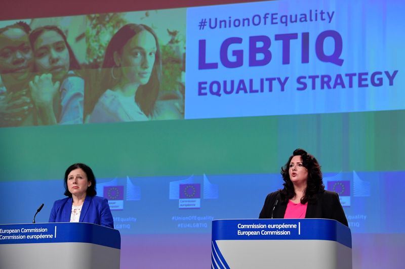 News conference on EU bloc’s strategy on equality and LGBTI+