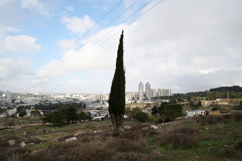 FILE PHOTO: A general view picture shows part of “Givat