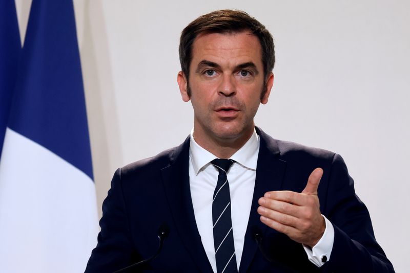 FILE PHOTO: French PM Castex holds COVID-19 news conference