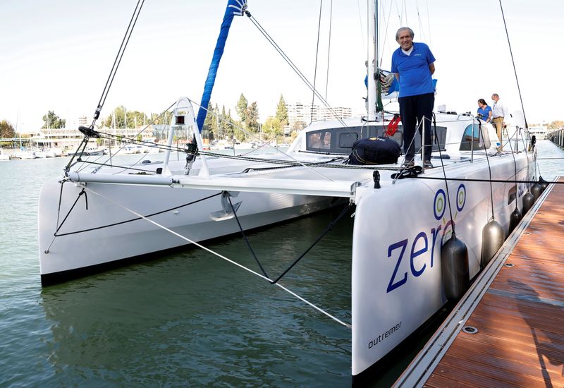 Oceanic navigator Jimmy Cornell sets sail on a full electric