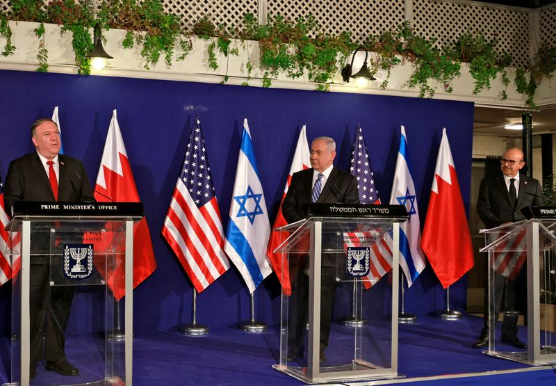 FILE PHOTO: FILE PHOTO: U.S. Secretary of State Pompeo, Israeli