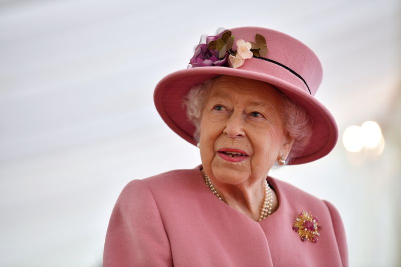 FILE PHOTO: Britain’s Queen Elizabeth visits Dstl near Salisbury