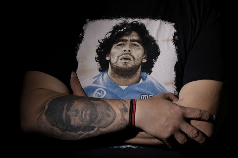 The Wider Image: Argentines celebrate ‘eternal love’ for Maradona with