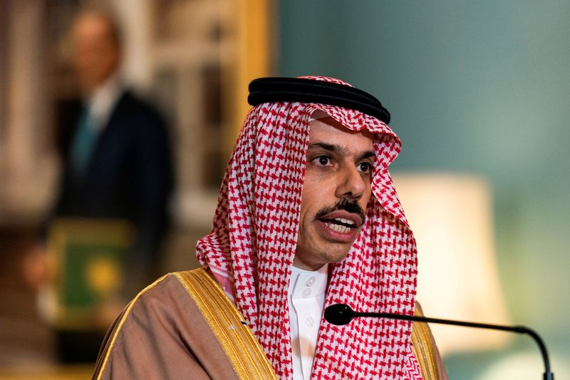 FILE PHOTO: Saudi Minister of Foreign Affairs Prince Faisal bin