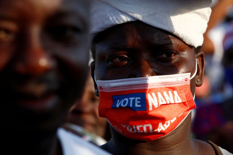 FILE PHOTO: Ghana’s President holds final rally ahead of election