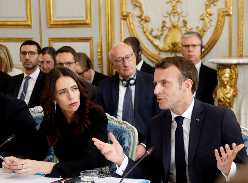 FILE PHOTO: Macron and Ardern launch ‘Christchurch Appeal’ against terrorism