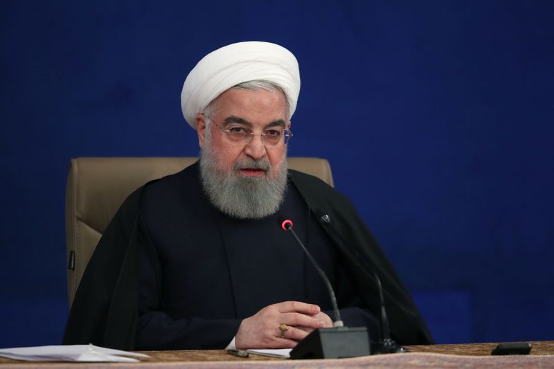 FILE PHOTO: Iran’s president holds a news conference in Tehran