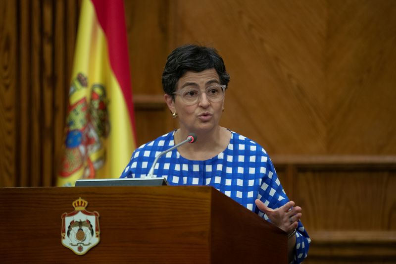 FILE PHOTO: Spain’s Foreign Affair Minister Arancha Gonzalez Laya meets