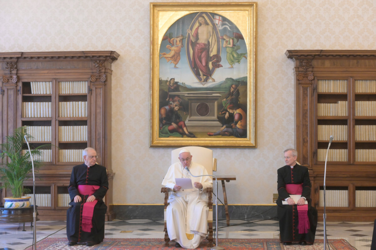 Pope Francis holds weekly general audience virtually due to coronavirus
