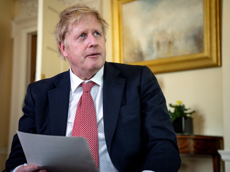 Prime Minister Boris Johnson thanks the NHS in a video